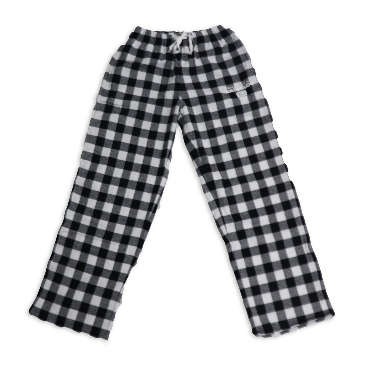 Picture of UWaterloo Plaid Pajama Pants Colour: Black