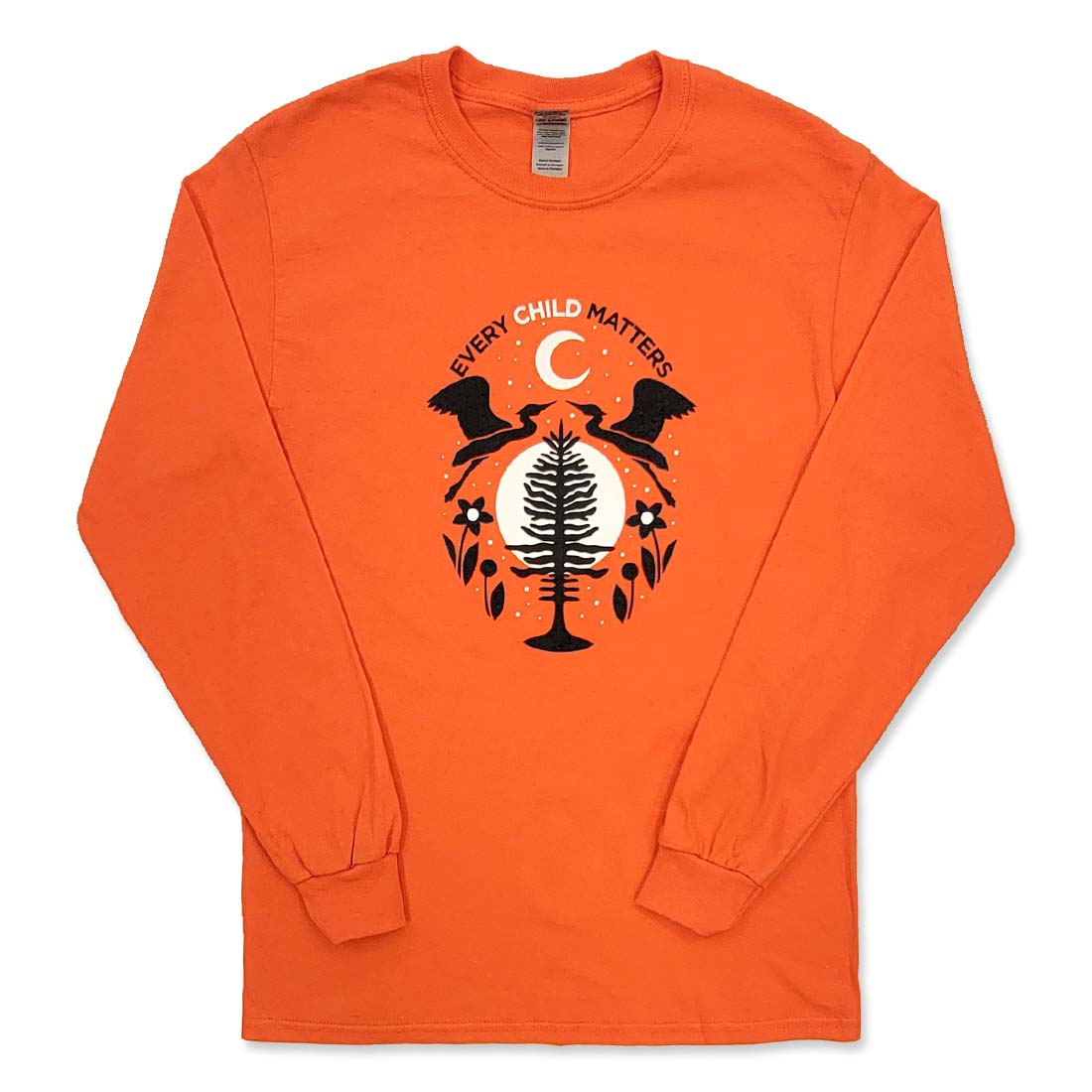 Picture of Alanah Jewell Orange Long Sleeve Tee