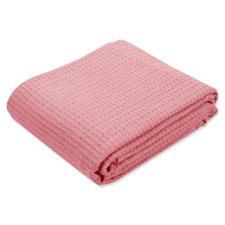 Picture of 100% Classic Cotton Blanket Colour: Dusty Rose
