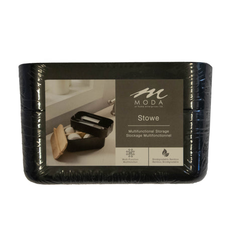 Picture of Stowe Double Box Organizer Colour: Black