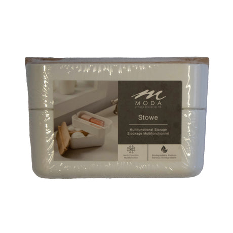 Picture of Stowe Double Box Organizer Colour: White