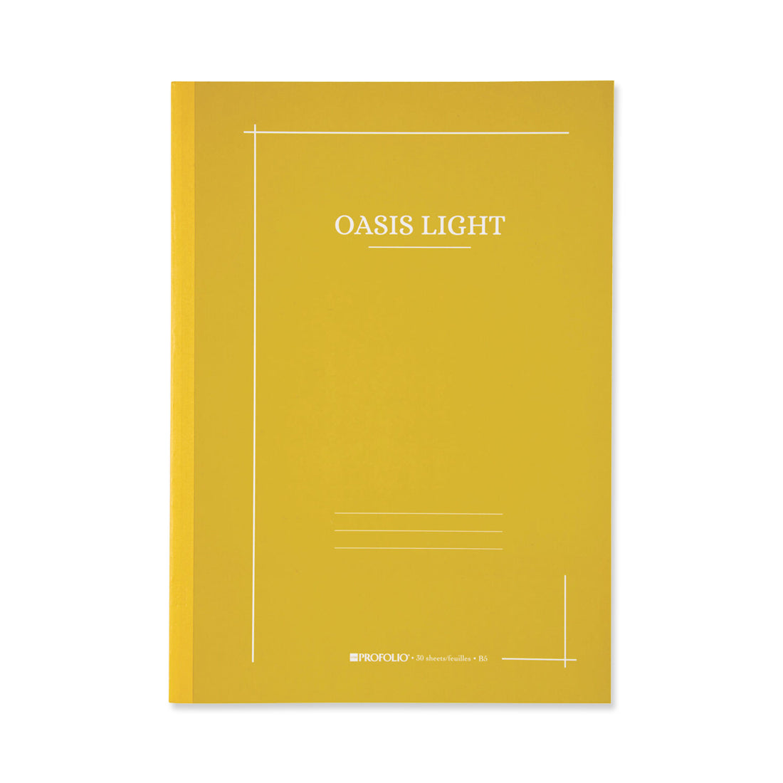 Picture of Profolio Oasis Light Notebook Colour: Yellow