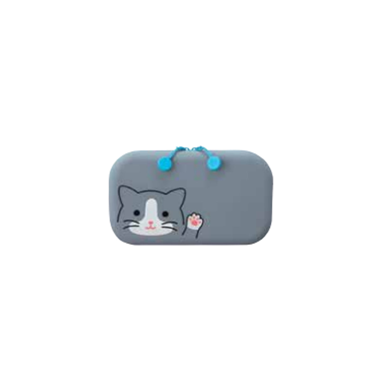 Picture of Punilabo Zipper Pouch Type: Grey Cat