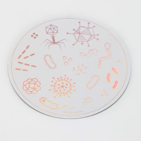 Picture of Cognitive Surplus Eco Friendly Metallic Rainbow Foil Stickers Type: Petri Dish