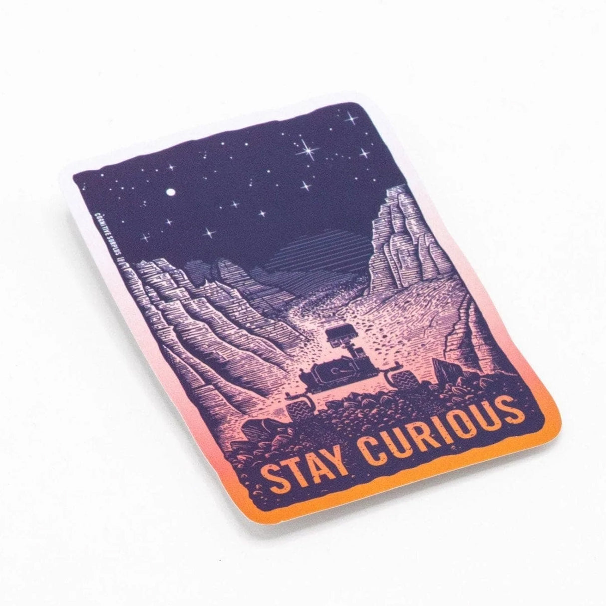 Picture of Cognitive Surplus Eco Friendly Sticker Type: Stay Curious