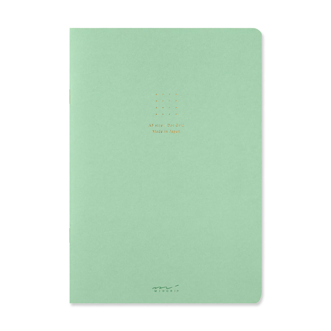 Picture of Midori A5 Color Dot Grid Notebook Colour: Green