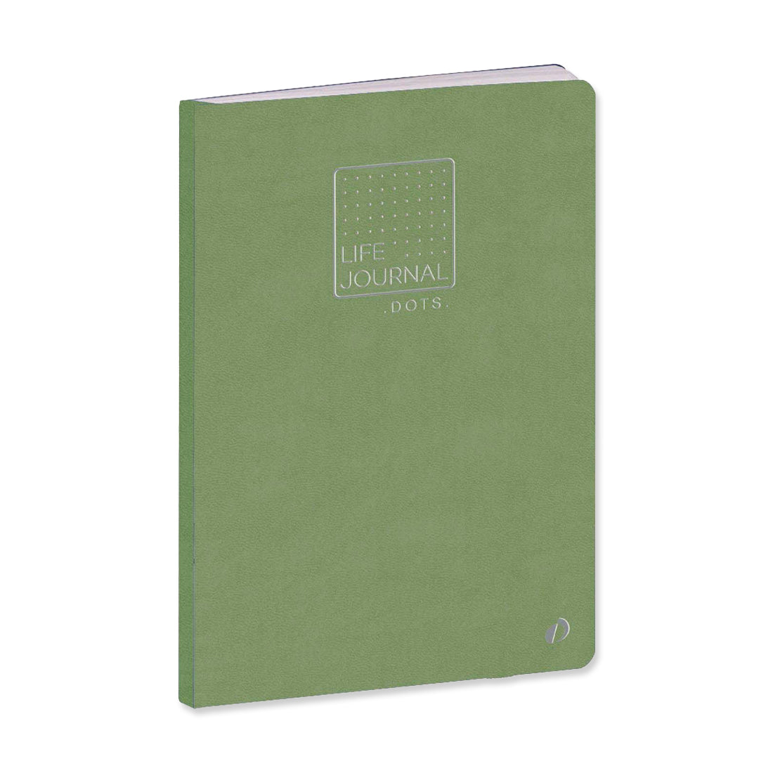 Picture of Quo Vadis Life Journal Dots Slim Notebook - Green