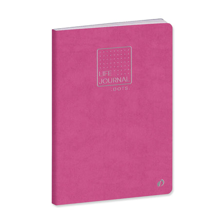 Picture of Quo Vadis Life Journal Dots Slim Notebook Colour: Pink