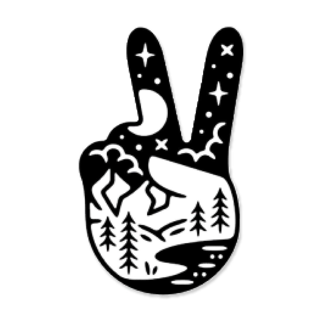 Picture of The Great Outdoors Stickers Type: Peace Scene