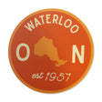 Picture of Canada Stickers Type: Waterloo Ontario Circle