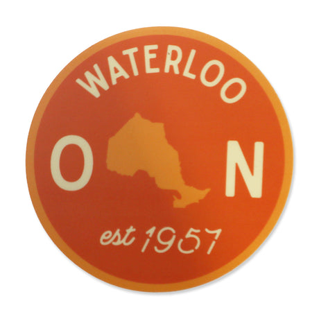Picture of Canada Stickers Type: Waterloo Ontario Circle