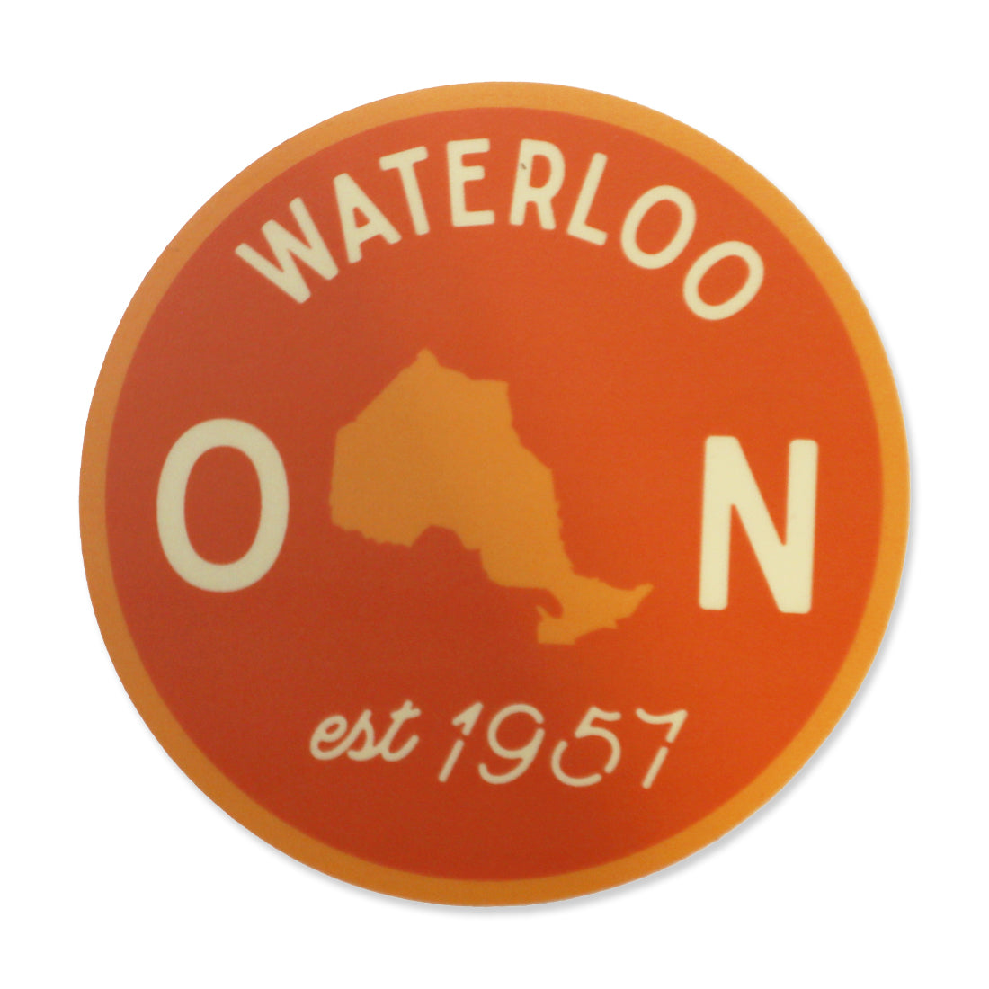 Picture of Canada Stickers - WaterlooOntarioCircle