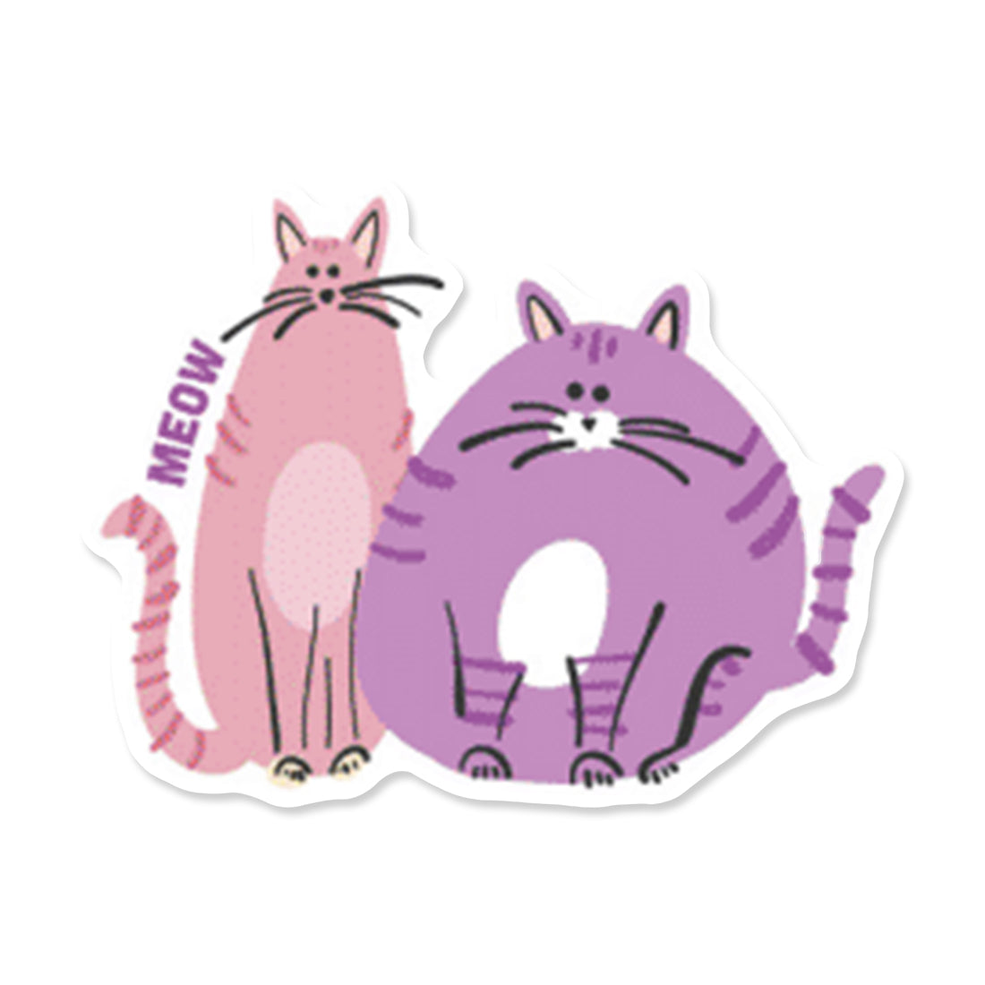 Picture of Wildlife + Pets Stickers - ColourfulCats