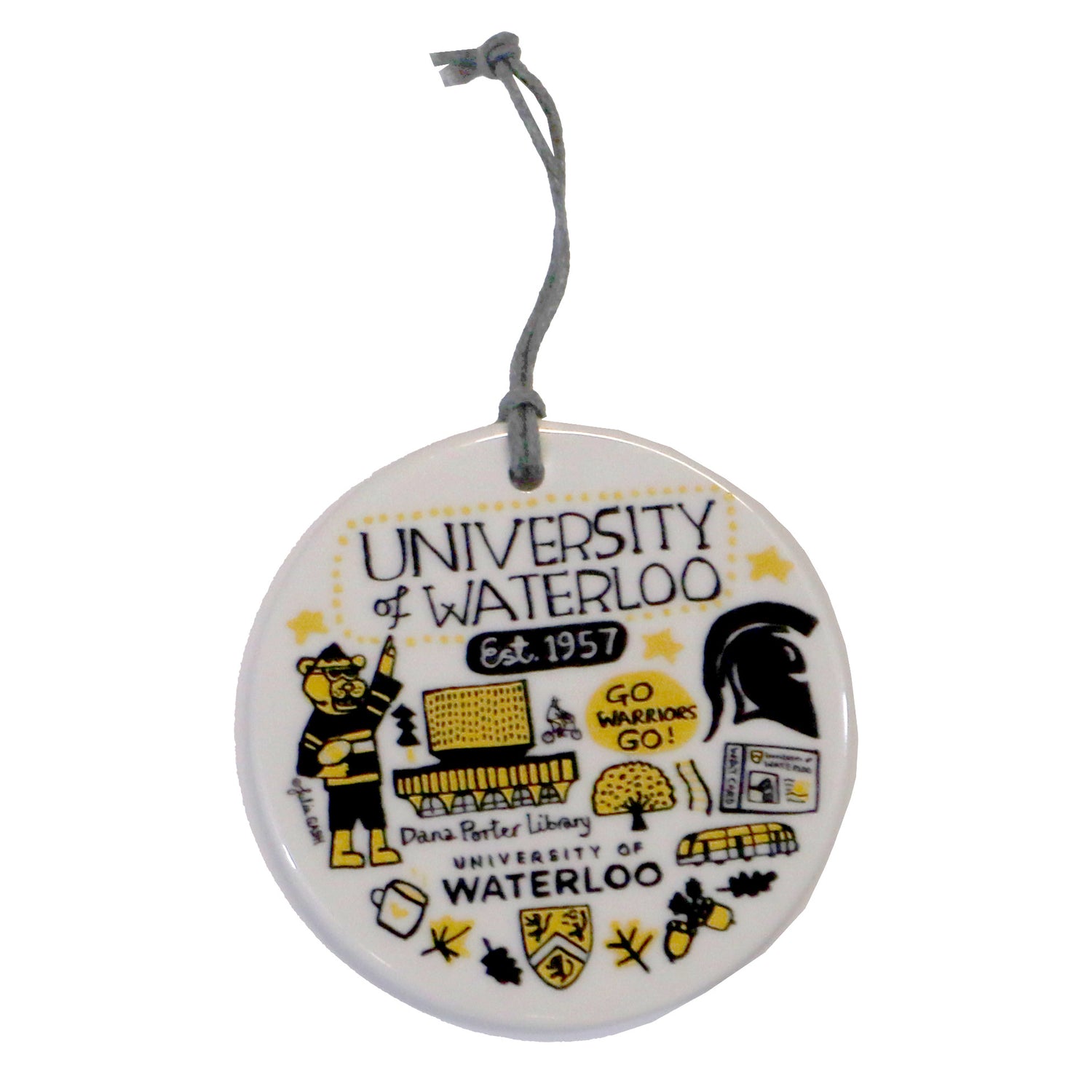 Picture of Julia Gash Ceramic Circle Ornament