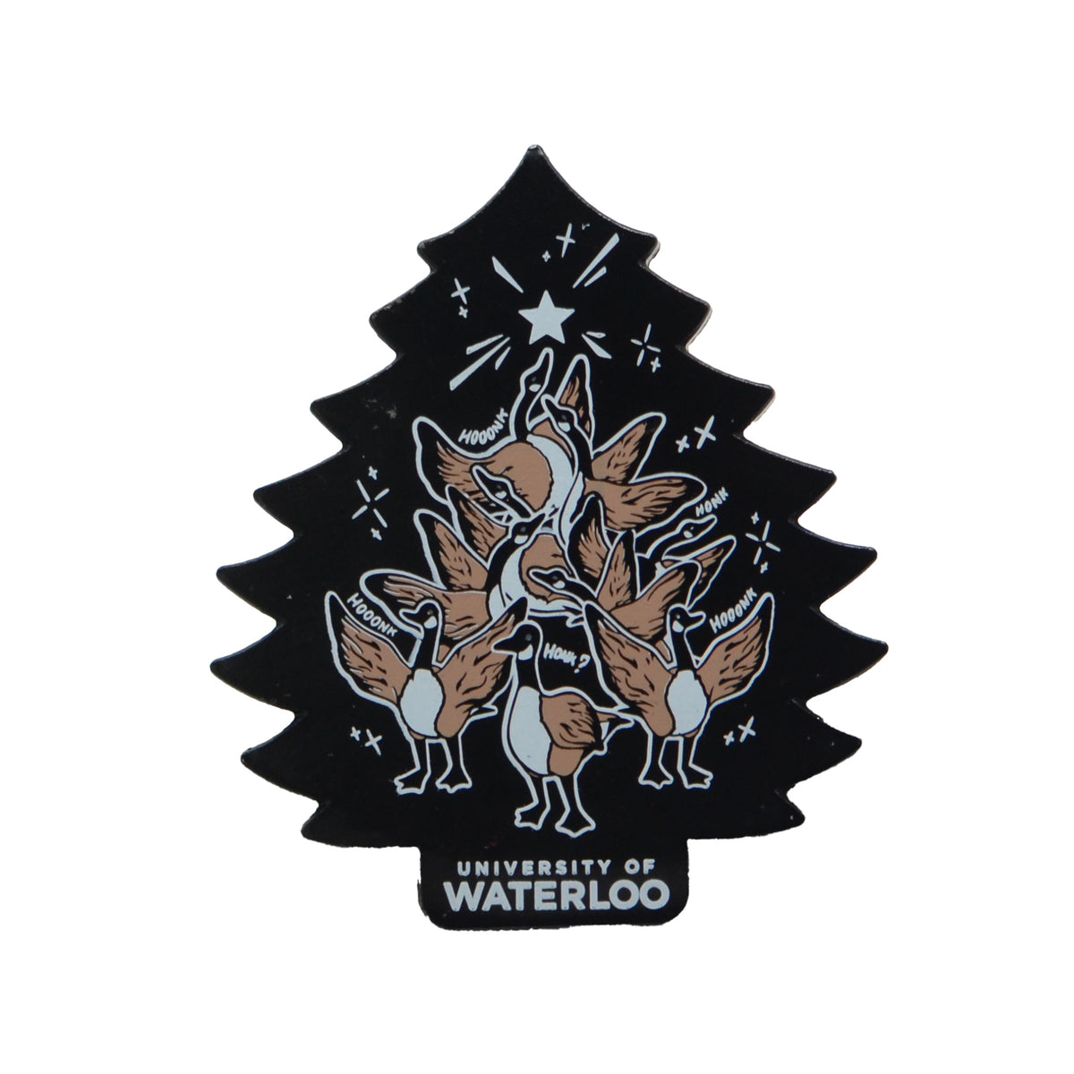 Picture of Goose Tree Holiday Pin