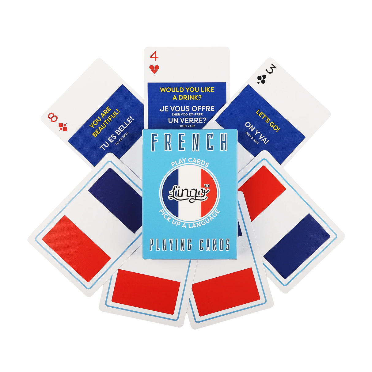 Picture of Lingo Playing Cards - french