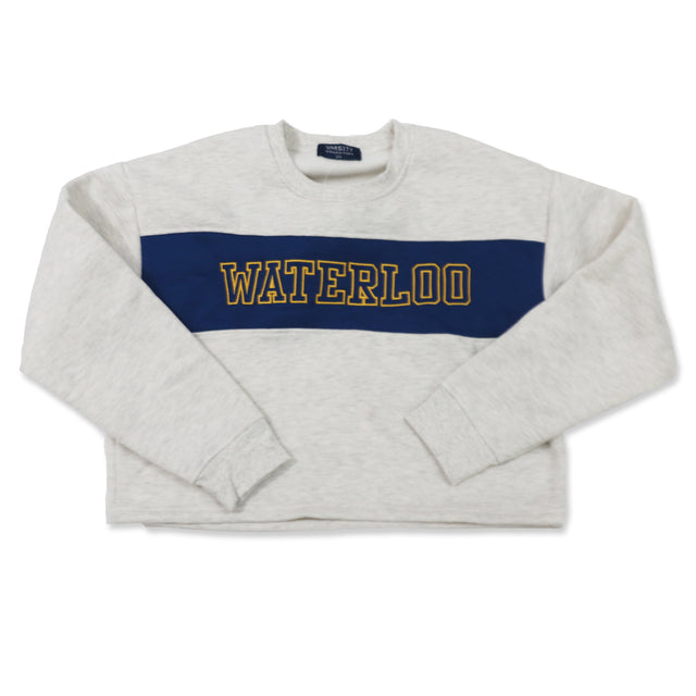 Picture of Cropped Crewneck Colour: Athletic Grey