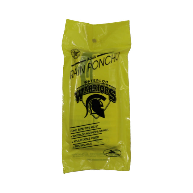 Picture of UWaterloo Rain Poncho Colour: Gold