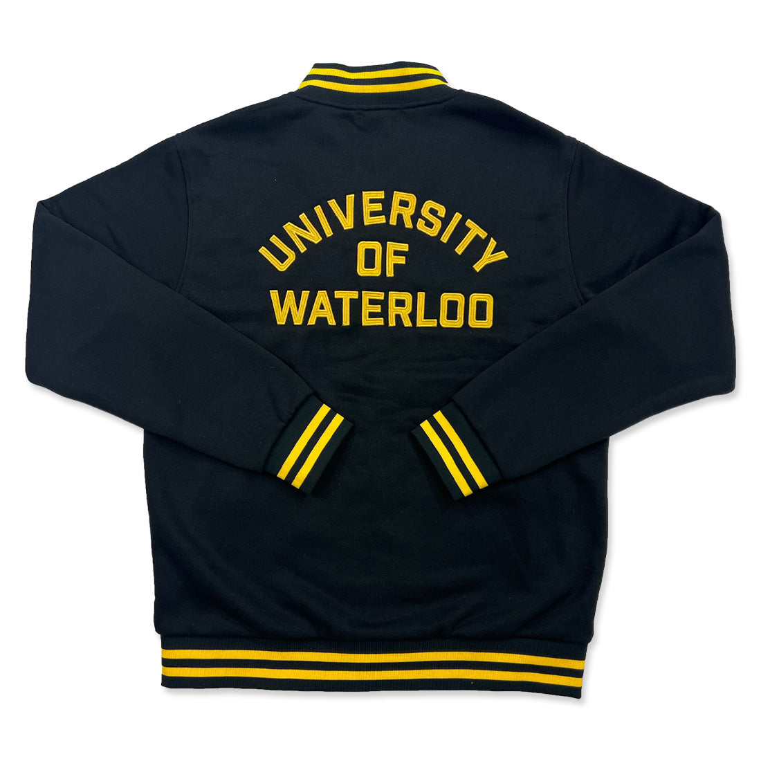 Alternate view of UW Retro Varsity Jacket Colour: Black