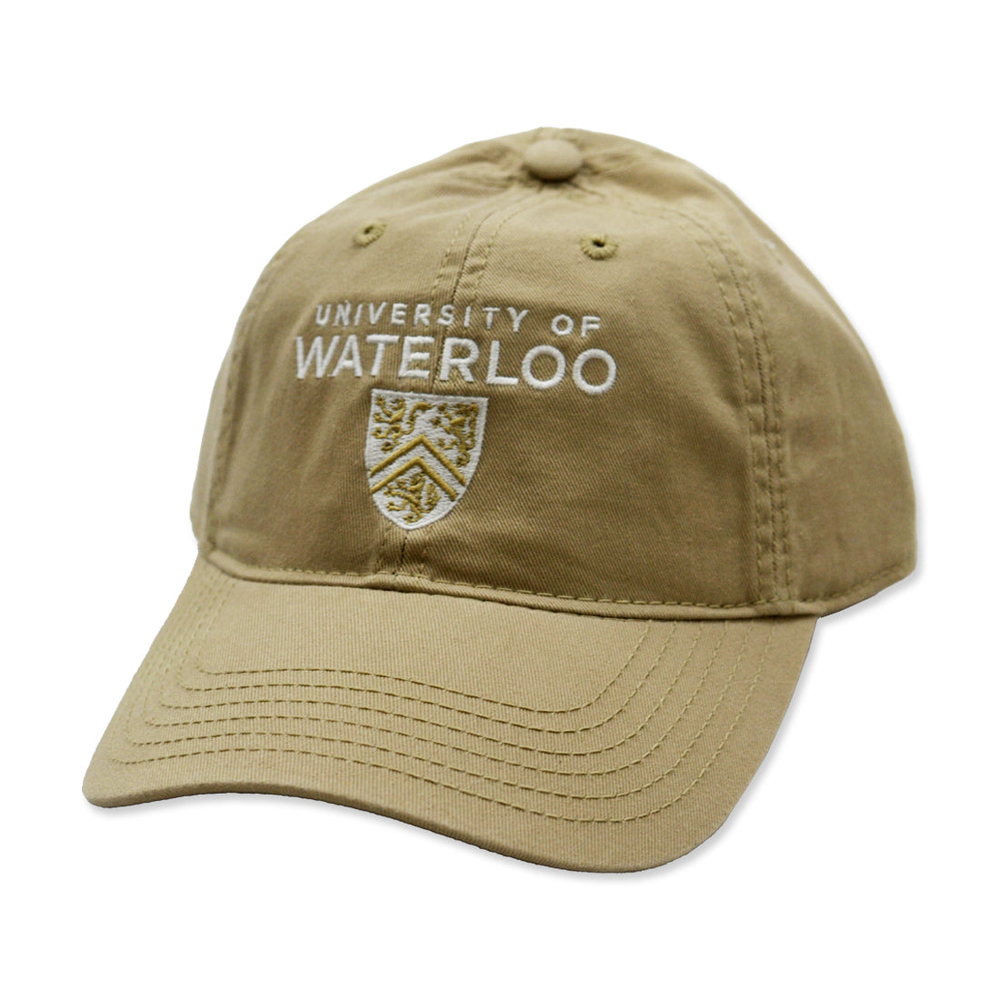 Picture of UWaterloo Shield Relaxed Twill Hat - Khaki