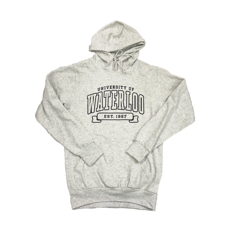 Picture of UWaterloo Fleece Hoodie Colour: Athletic Grey