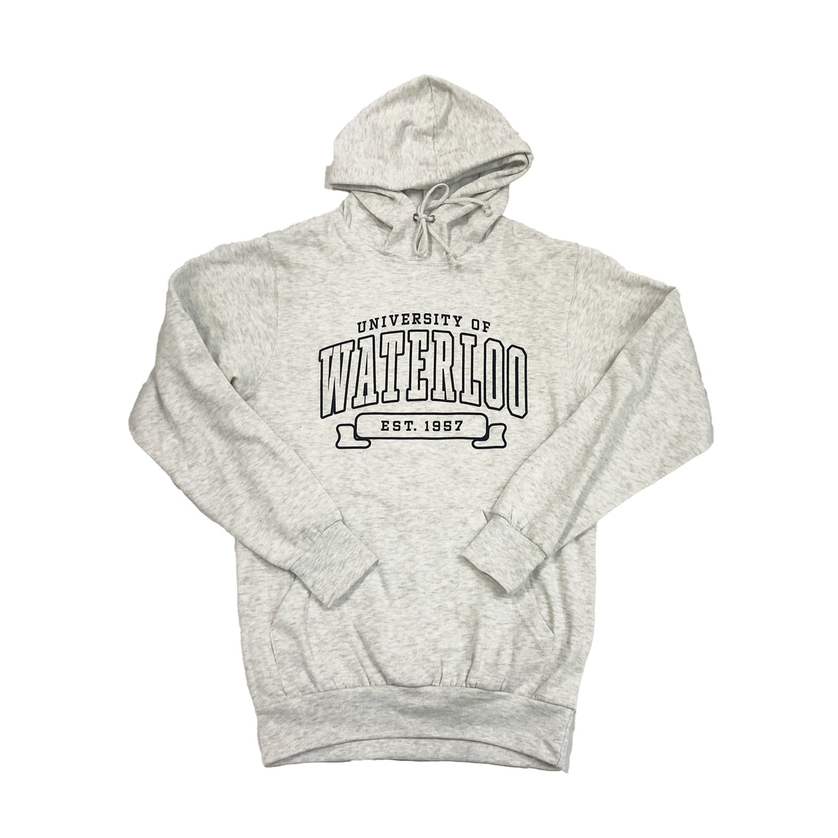 Picture of UWaterloo Fleece Hoodie Colour: Athletic Grey
