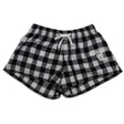 Picture of UWaterloo Plaid Pajama Shorts Colour: Black