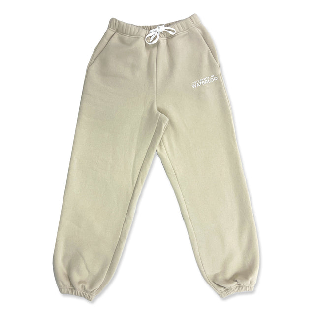 Picture of UWaterloo Oversized Sweatpants Colour: Light Brown