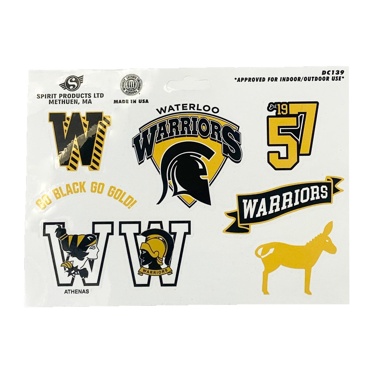Picture of Retro Warriors Sticker Sheet