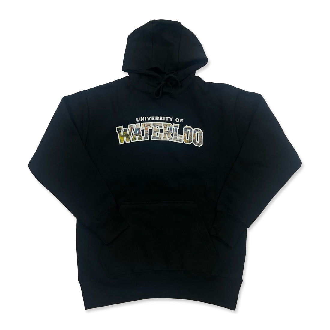 Picture of UWaterloo Graphic Hoodie Colour: Black