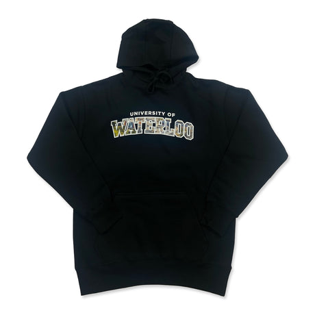Picture of UWaterloo Graphic Hoodie Colour: Black