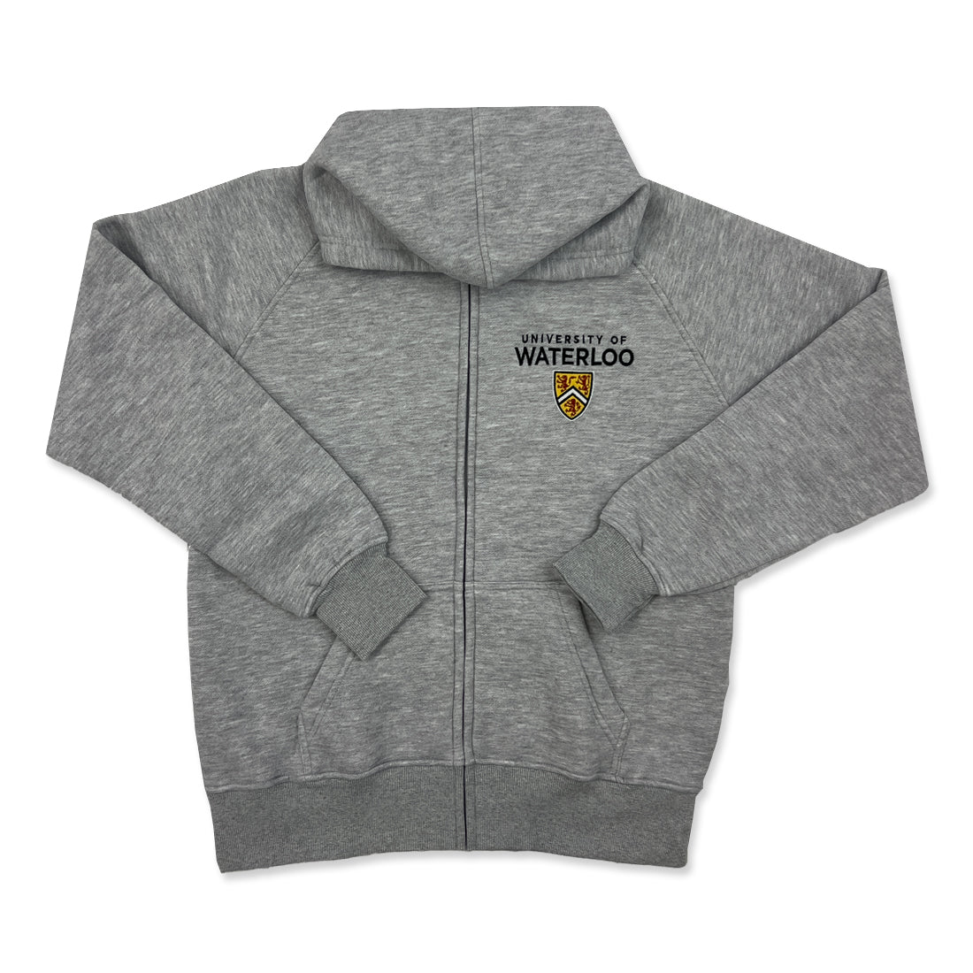 Picture of UWaterloo Crested Full Zip - Grey