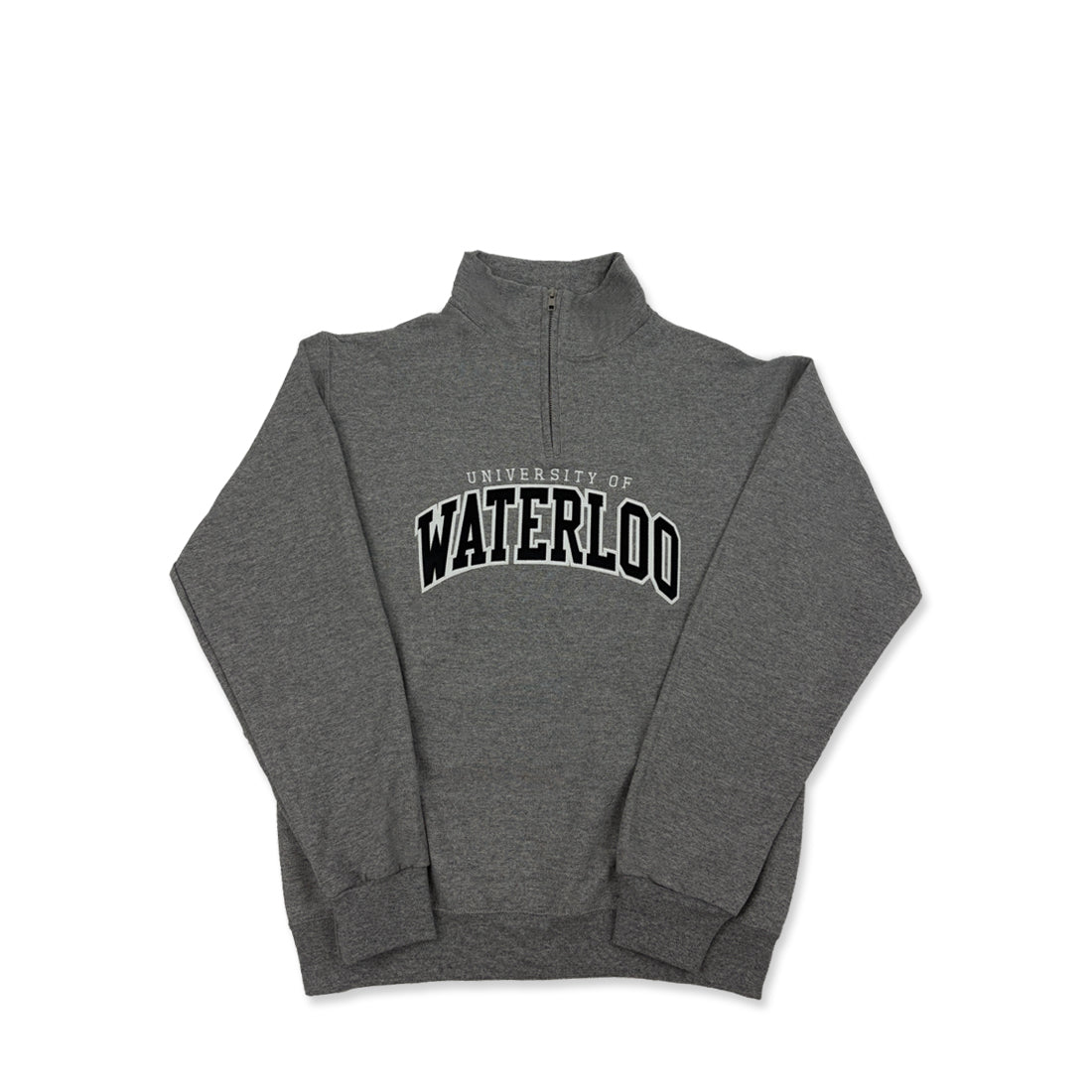 Picture of UWaterloo Classic Quarter Zip - Athletic Grey