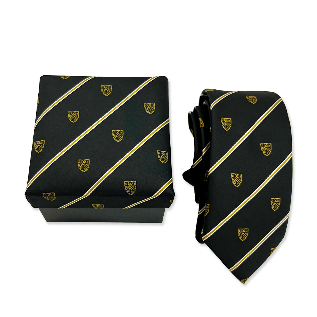 Picture of UWaterloo Tie - Shields and Stripes