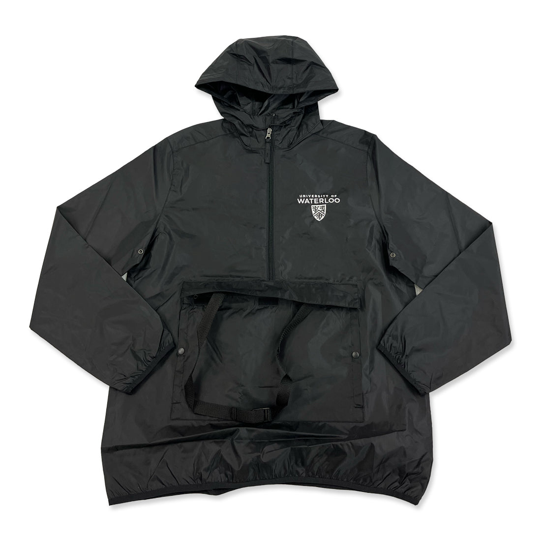 Alternate view of UWaterloo Anorak Jacket Colour: Black