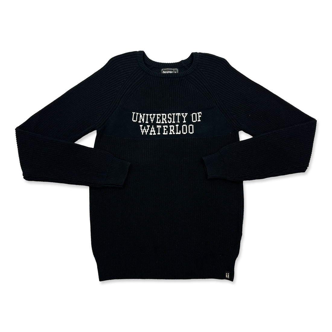 Picture of UWaterloo Fisher Knit Crewneck Colour: Black