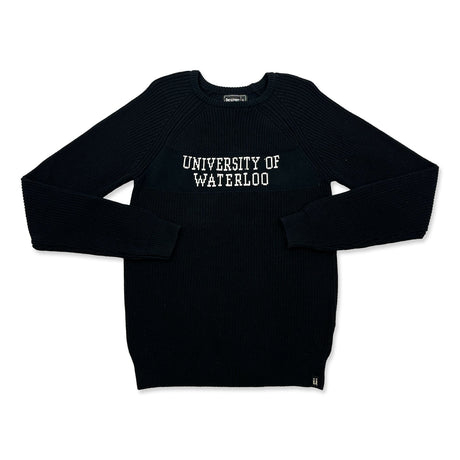 Picture of UWaterloo Fisher Knit Crewneck Colour: Black