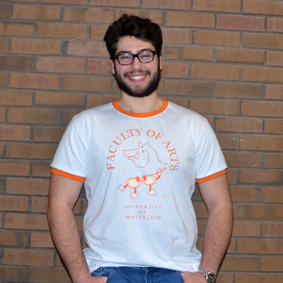 Picture of UWaterloo Ringer Faculty Tee - Arts
