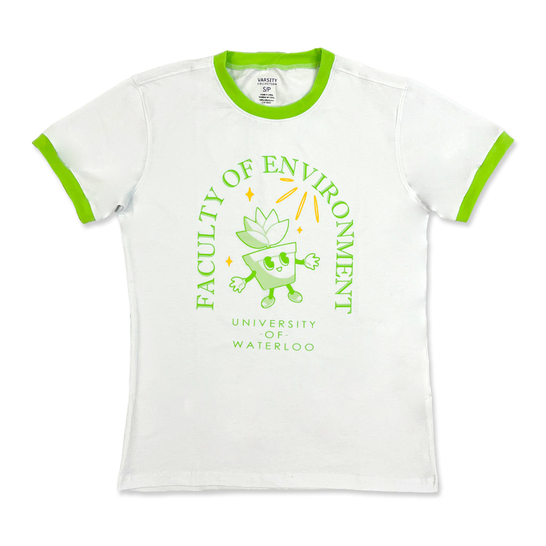 Picture of UWaterloo Ringer Faculty Tee - Environment