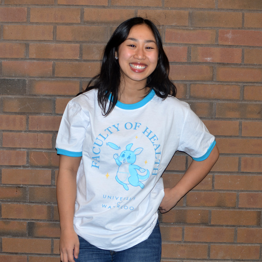 Picture of UWaterloo Ringer Faculty Tee - Health
