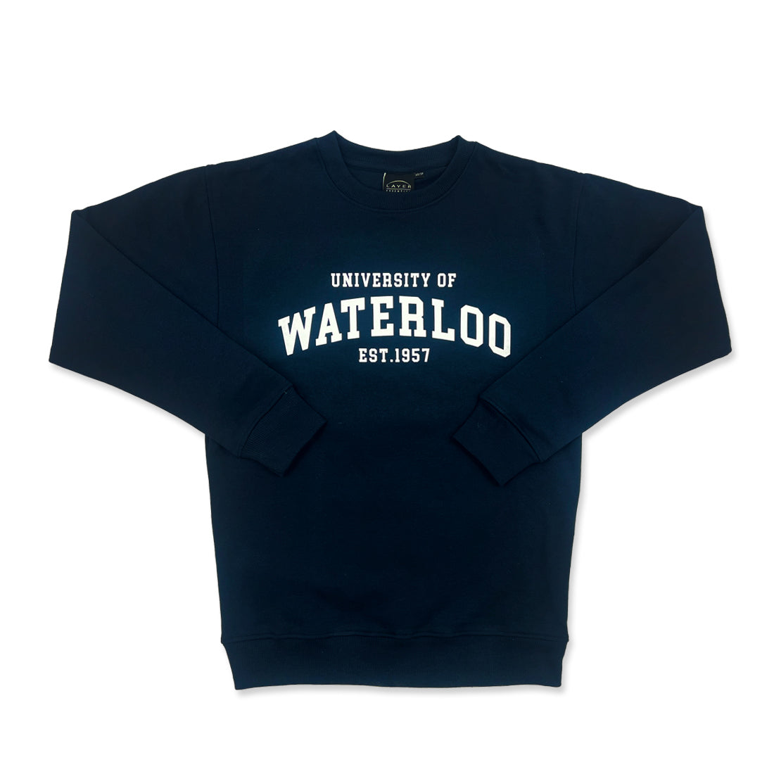 Picture of UWaterloo Essentials Crewneck Colour: Blue
