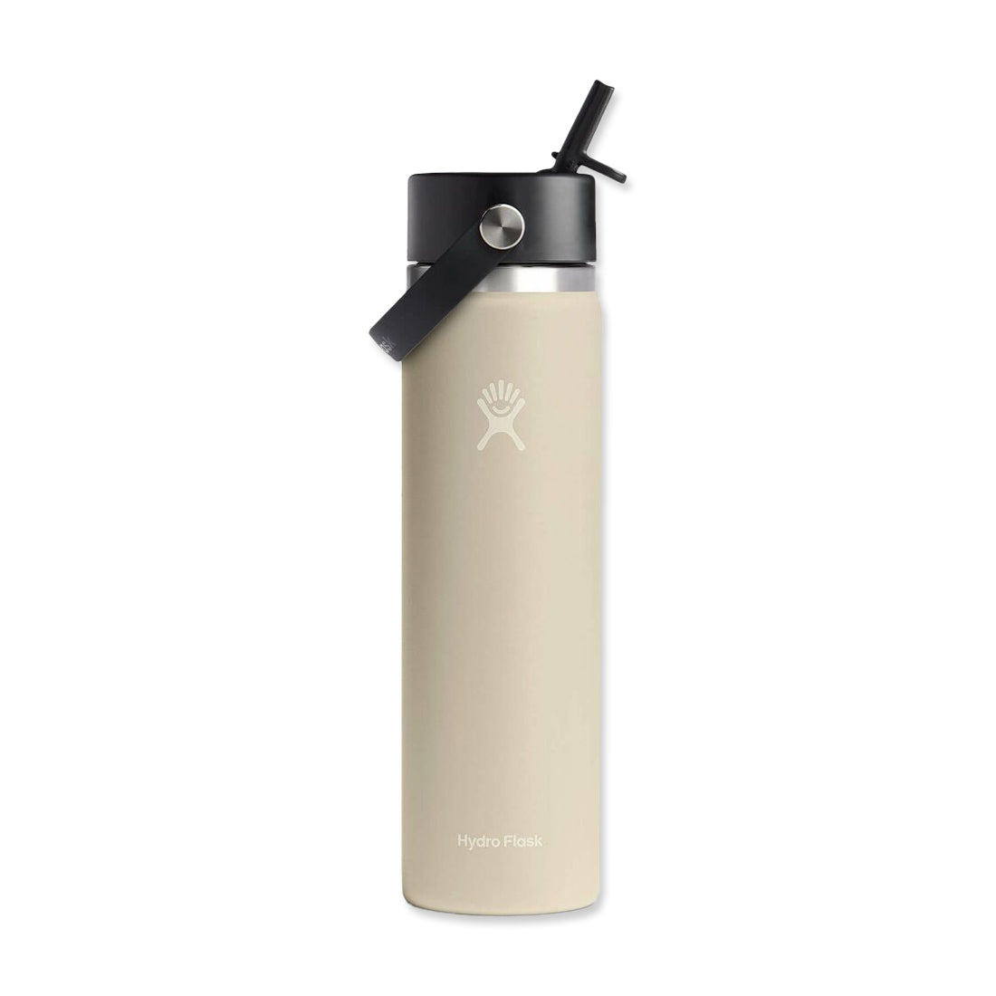 Picture of Hydro Flask Wide Mouth Flex Straw Bottle Colour-Matched Cap 24oz - Oat