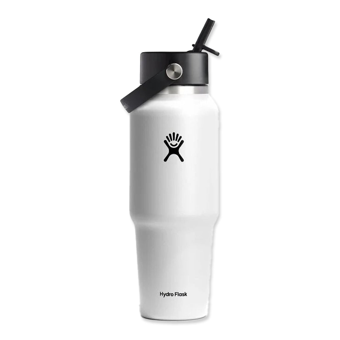 Picture of Hydro Flask Wide Mouth Flex Straw Cap Travel Bottle 32oz - White