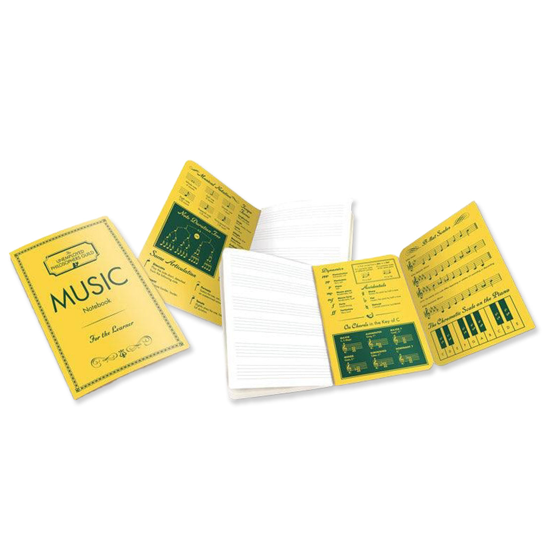 Alternate view of Notebooks - The Unemployed Philosopher's Guild Type: Music Notebook