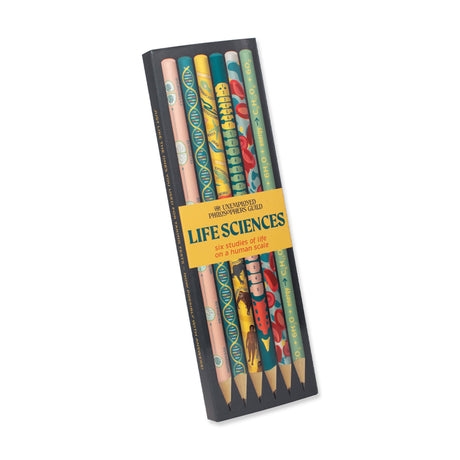 Picture of Pencil Set 6 pack - The Unemployed Philosopher's Guild Type: Life Sciences