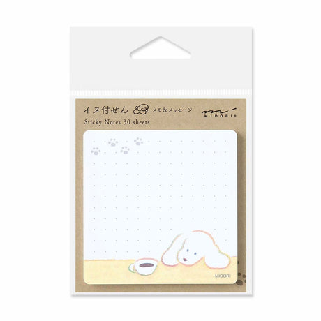 Picture of Midori Sticky Notes Type: Coffee and Dog