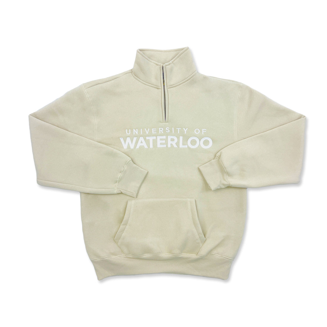 Picture of Cozy UWaterloo 1/4 Zip - Light Brown