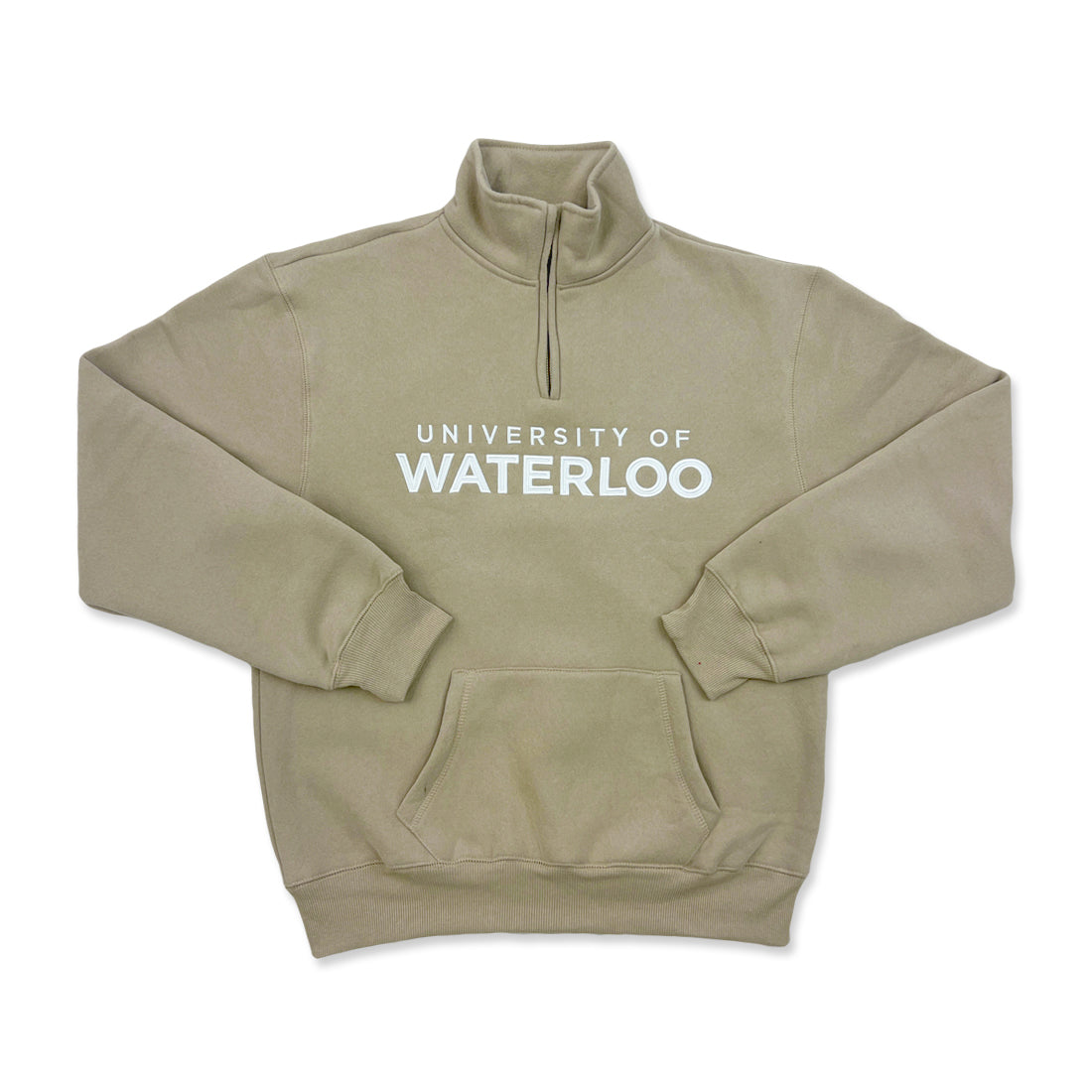 Picture of Cozy UWaterloo 1/4 Zip - Light Brown