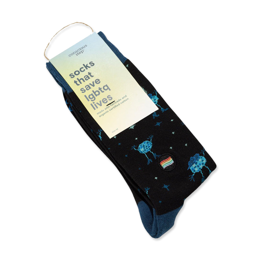 Picture of Conscious Step Socks That Save LGBTQ Lives Blue Type: Socks That Save LGBTQ Lives