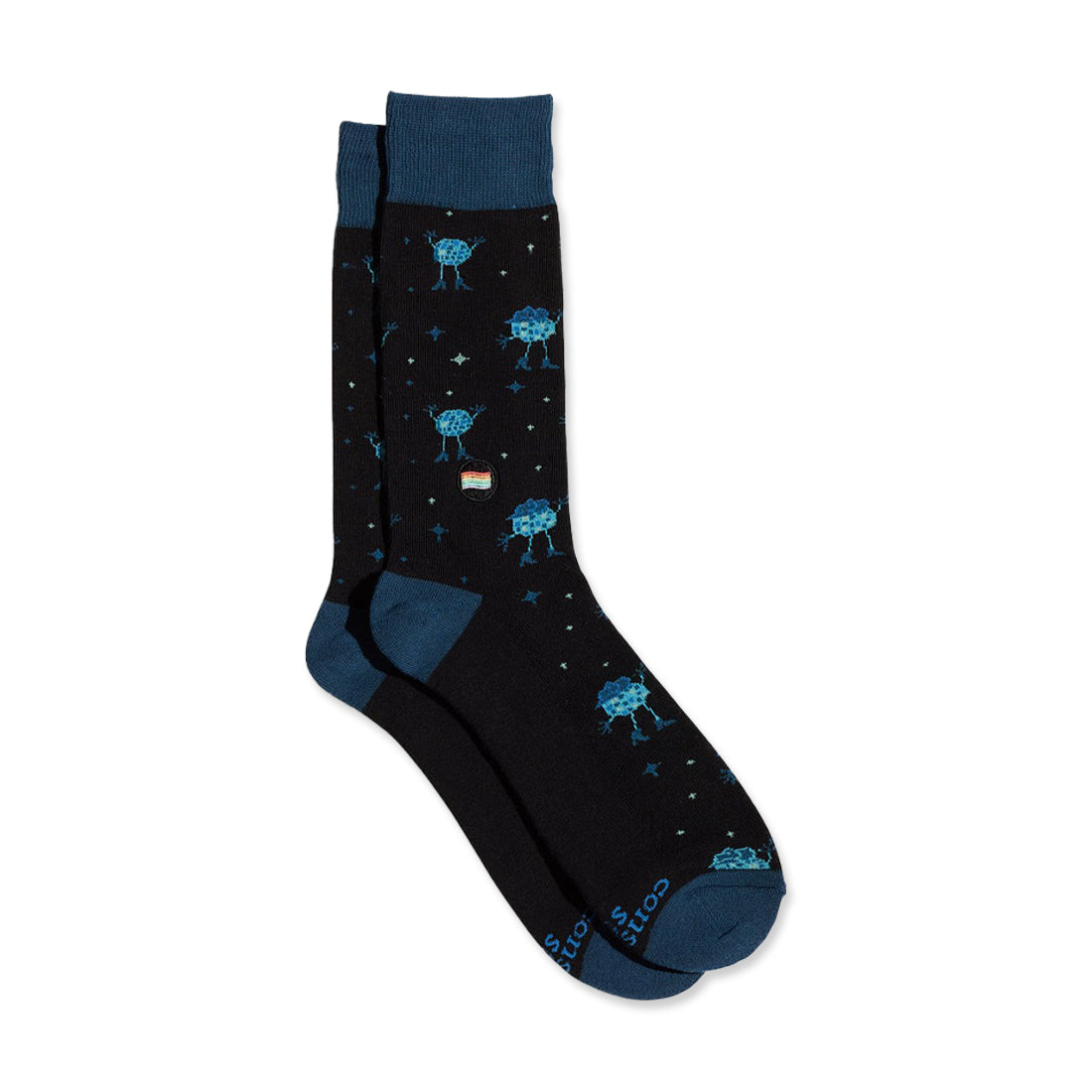 Alternate view of Conscious Step Socks That Save LGBTQ Lives Blue Type: Socks That Save LGBTQ Lives